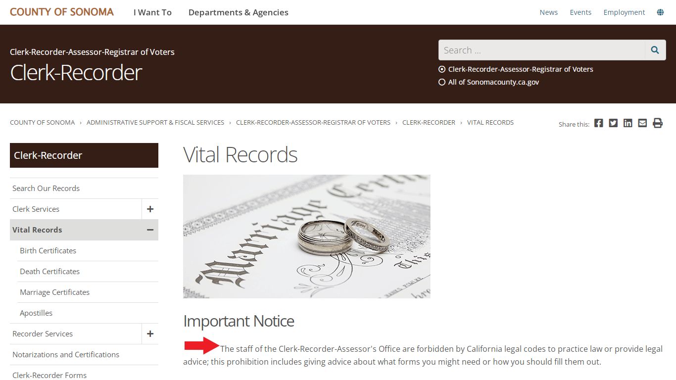 Vital Records | Clerk - Recorder - County of Sonoma